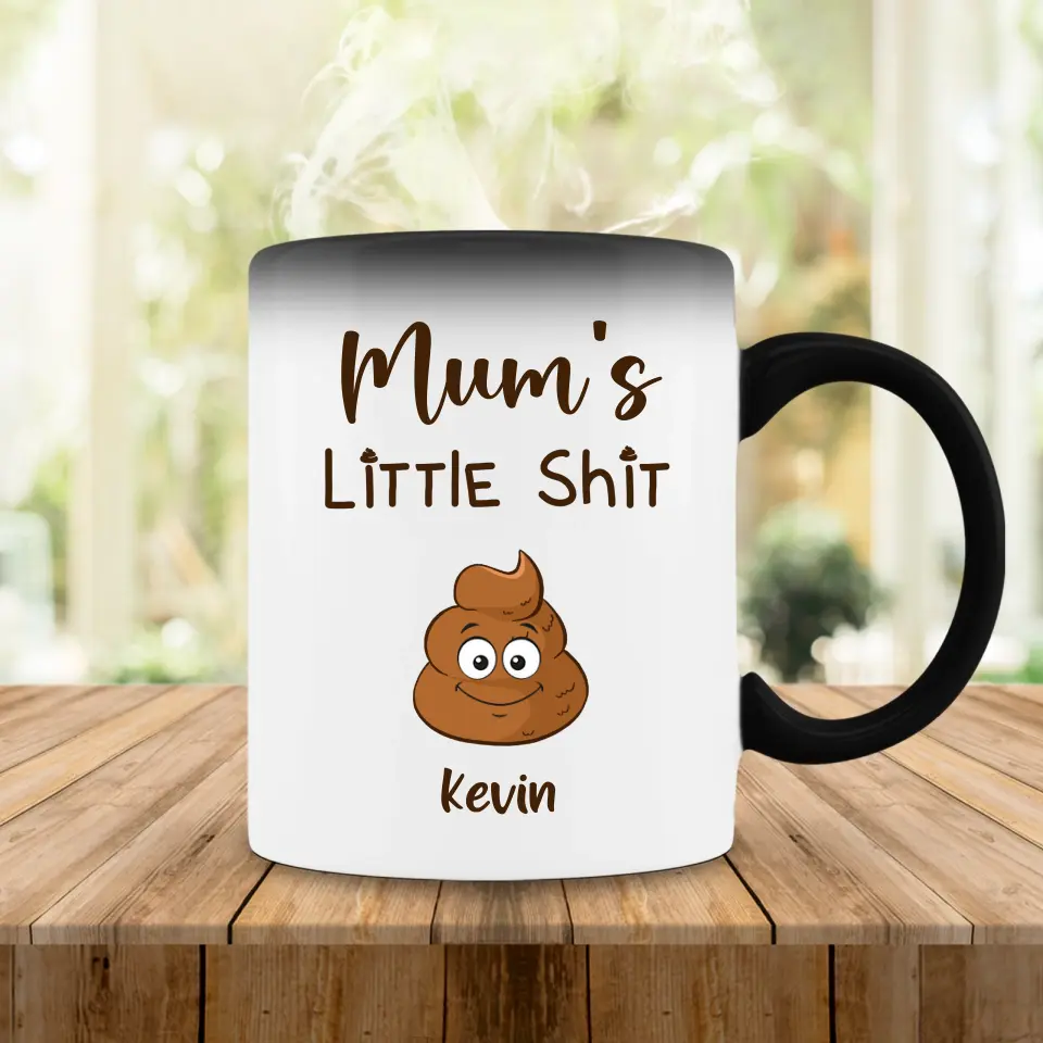 Personalized Funny Color Changing Beverage Mug - Up to 10 Children - Funny Gift Idea for Mother's Day/Father's Day