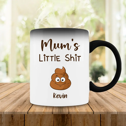 Personalized Funny Color Changing Beverage Mug - Up to 10 Children - Funny Gift Idea for Mother's Day/Father's Day
