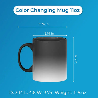 Personalized Funny Color Changing Beverage Mug - Up to 10 Children - Funny Gift Idea for Mother's Day/Father's Day