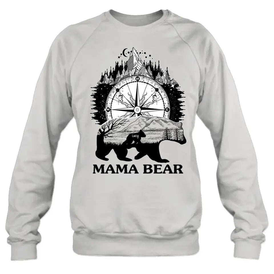 Personalized Mama Bear Shirt/Hoodie - Up to 5 Kids - Gift Idea For Mother's Day