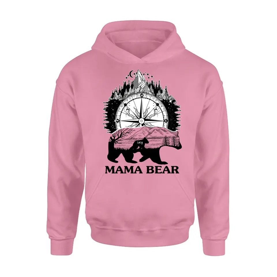 Personalized Mama Bear Shirt/Hoodie - Up to 5 Kids - Gift Idea For Mother's Day