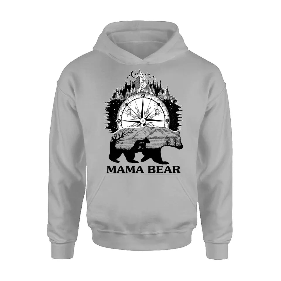 Personalized Mama Bear Shirt/Hoodie - Up to 5 Kids - Gift Idea For Mother's Day