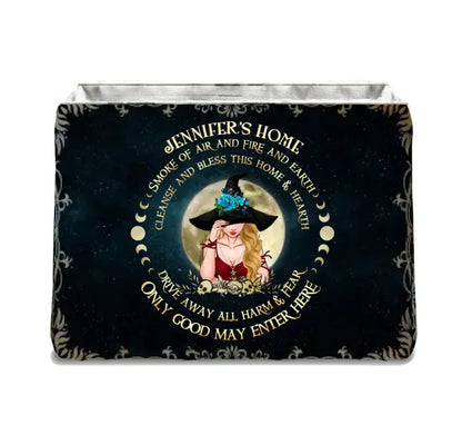 Personalized Witch Storage Box - Gift Idea For Halloween/Wicca Decor/Pagan Decor - Only Good May Enter Here