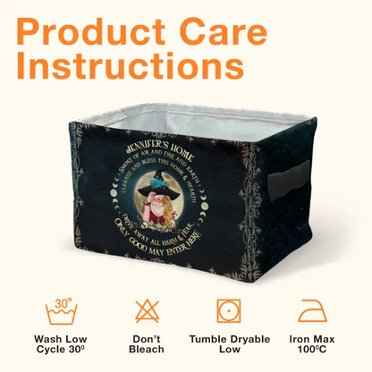 Personalized Witch Storage Box - Gift Idea For Halloween/Wicca Decor/Pagan Decor - Only Good May Enter Here