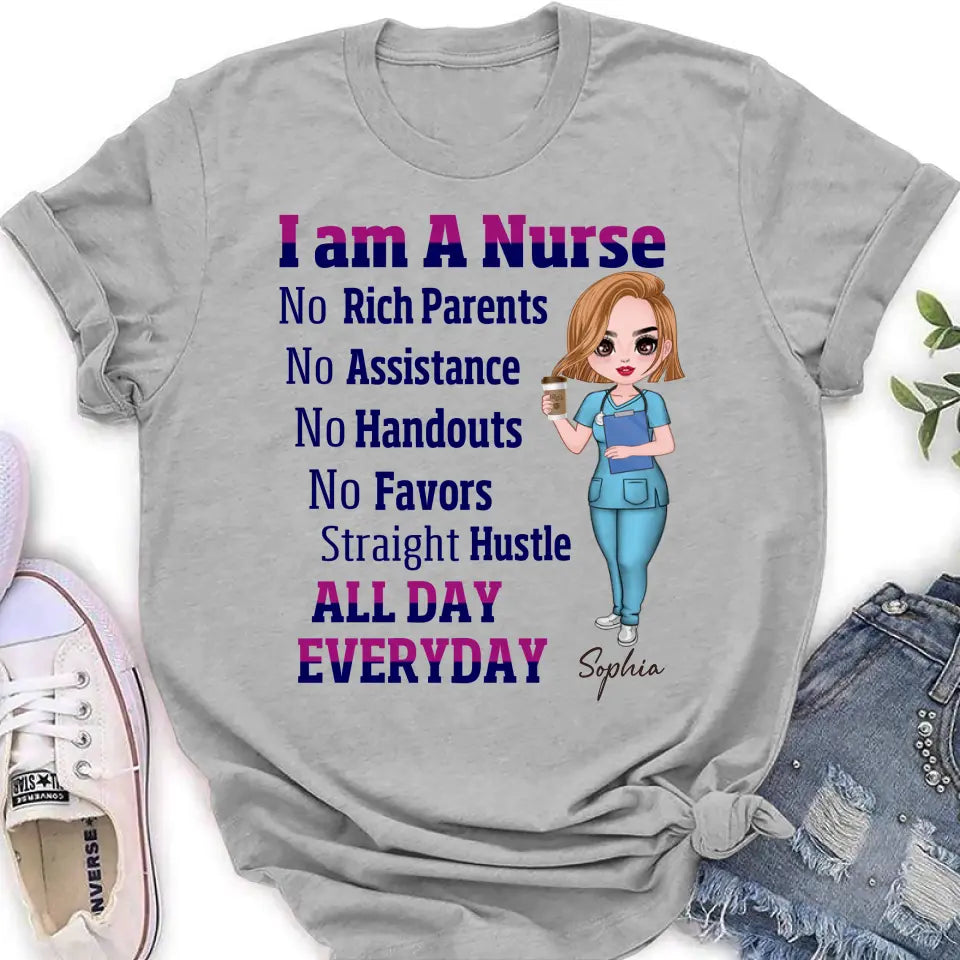 Personalized Nurse Shirt/Hoodie - Gift For Nurse - I Am A Nurse All Day Every Day
