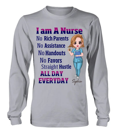 Personalized Nurse Shirt/Hoodie - Gift For Nurse - I Am A Nurse All Day Every Day