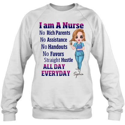 Personalized Nurse Shirt/Hoodie - Gift For Nurse - I Am A Nurse All Day Every Day