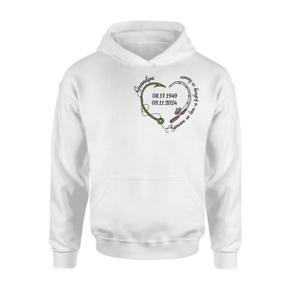 Personalized Memorial Fishing T-shirt/Hoodie - Gift Idea For Fishing Lovers - Someone We Love Is Fishing In Heaven