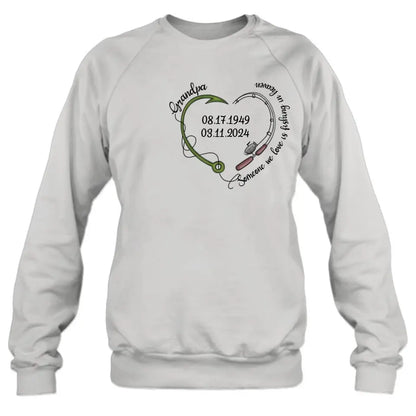 Personalized Memorial Fishing T-shirt/Hoodie - Gift Idea For Fishing Lovers - Someone We Love Is Fishing In Heaven