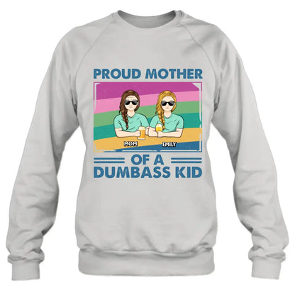 Personalized Proud Mother Shirt/Hoodie - Up to 4 Kids - Mother's Day Gift For Grandma/Mom - Proud Mother Of A Few Kids
