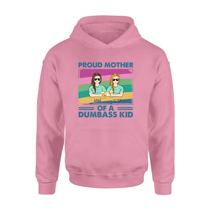 Personalized Proud Mother Shirt/Hoodie - Up to 4 Kids - Mother's Day Gift For Grandma/Mom - Proud Mother Of A Few Kids