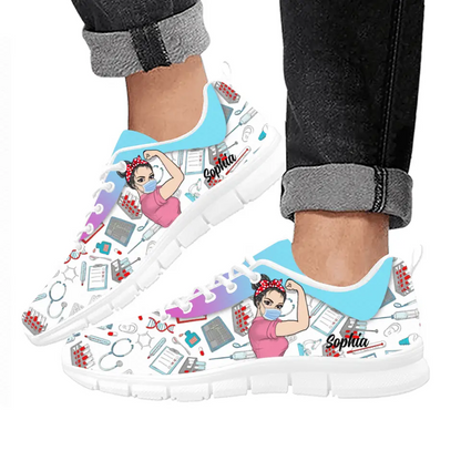 Personalized Nurse Sneakers - Gift Idea For Nurse/Birthday Gift