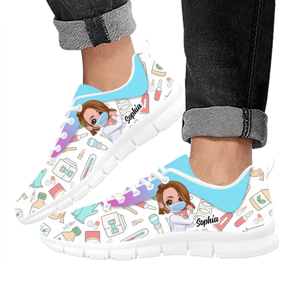 Personalized Pharmacy Sneakers - Gift Idea For Nurse Lovers