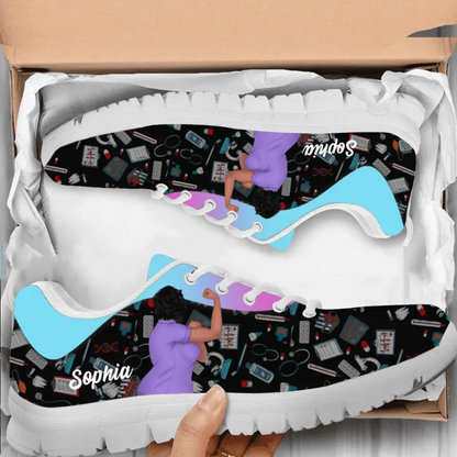 Personalized Nurse Sneakers - Gift Idea For Friend/Nurse/Birthday