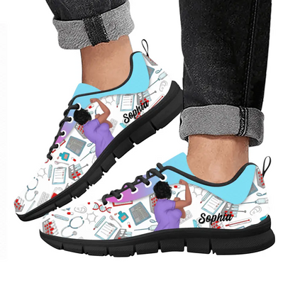 Personalized Nurse Sneakers - Gift Idea For Friend/Birthday/Nurse