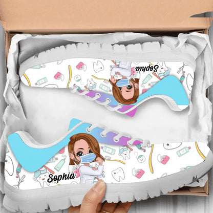 Personalized Dental Shoes - Gift Idea For Dentist/Birthday