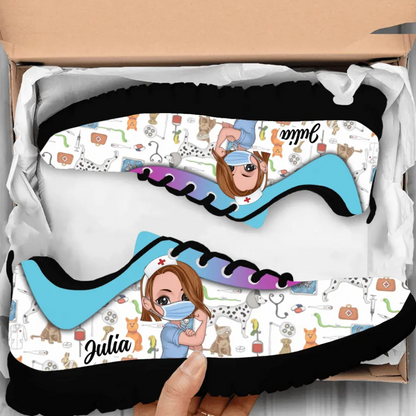 Personalized Veterinary Sneakers - Gift Idea For Veterinary