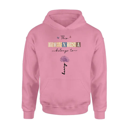 Personalized Grandma Shirt/Hoodie - Up to 12 Kids - Mother's Day Gift Idea for Grandma - This Grandma Belongs To