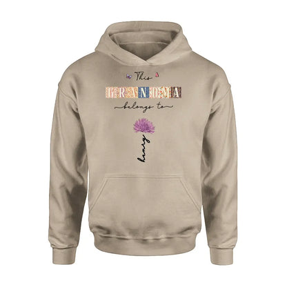 Personalized Grandma Shirt/Hoodie - Up to 12 Kids - Mother's Day Gift Idea for Grandma - This Grandma Belongs To