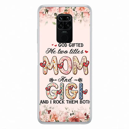 Personalized Grandma Phone Case - Up to 7 Kids & 7 Grandkids - Mother's Day Gift Idea for Grandma/Mom - God Gifted Me Two Titles - Xiaomi/Oppo/Huawei