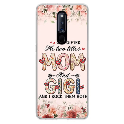 Personalized Grandma Phone Case - Up to 7 Kids & 7 Grandkids - Mother's Day Gift Idea for Grandma/Mom - God Gifted Me Two Titles - Xiaomi/Oppo/Huawei