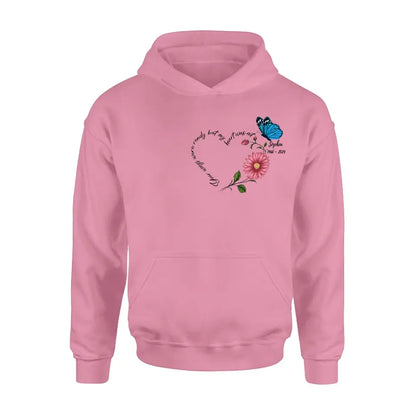 Personalized Memorial Shirt/Hoodie - Memorial Gift Idea For Family Member/Mother's Day/Father's Day - Your Wings Were Ready But My Heart Was Not