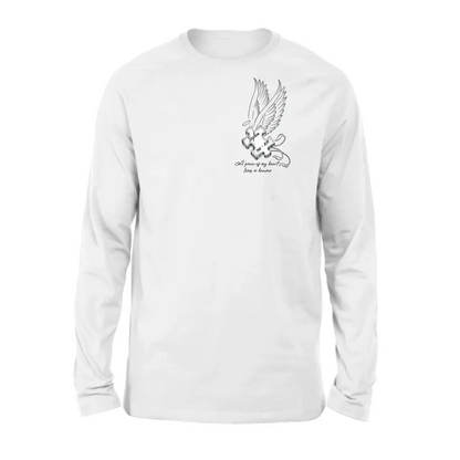 Personalized Memorial Piece Shirt/Hoodie - Memorial Gift Idea For Family Member/Mother's Day/Father's Day - A Piece Of My Heart Lives In Heaven
