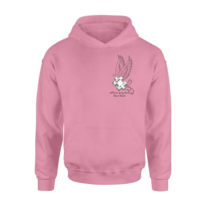 Personalized Memorial Piece Shirt/Hoodie - Memorial Gift Idea For Family Member/Mother's Day/Father's Day - A Piece Of My Heart Lives In Heaven