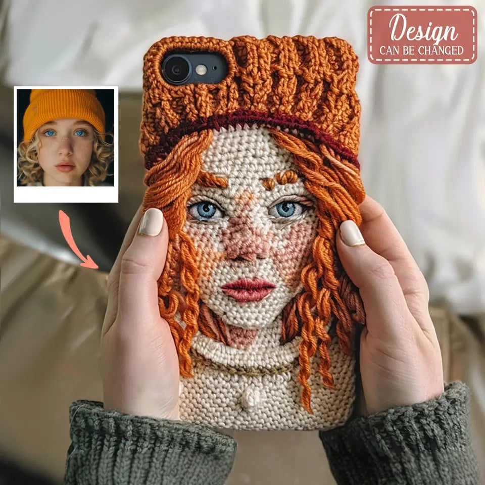 Personalized Crochet Phone Case - Gift Idea for Father's Day/Mother's Day/Birthday - Case for iPhone/Samsung