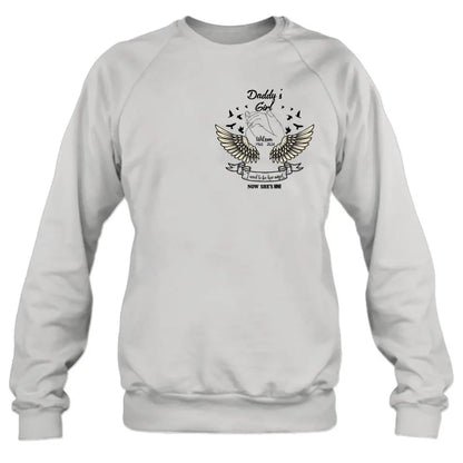 Personalized Memorial Angel Shirt/Hoodie - Memorial Gift Idea for Mother's Day/Father's Day - Grandma's Girl I Used To Be Her Angel Now She's Mine