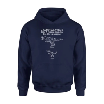 Personalized Dinosaur T-Shirt - Gift For Father's Day - Grandpasaurus Like A Normal Grandpa But More Awesome