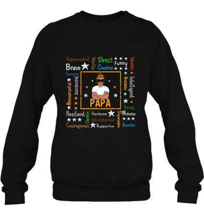 Personalized Daddy Affirmation Shirt/Hoodie - Father's Day Gift Idea For Dad/Grandpa