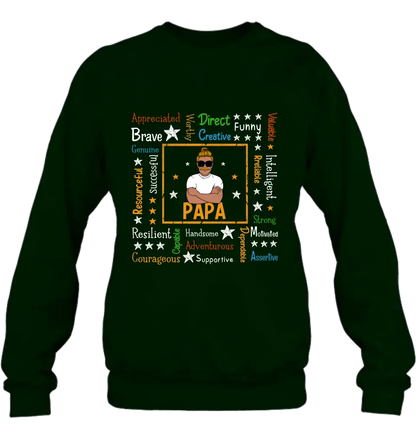Personalized Daddy Affirmation Shirt/Hoodie - Father's Day Gift Idea For Dad/Grandpa