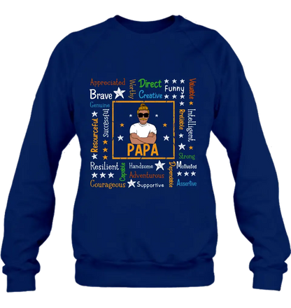 Personalized Daddy Affirmation Shirt/Hoodie - Father's Day Gift Idea For Dad/Grandpa