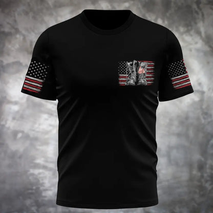Custom Personalized Veteran All-Over Print T-Shirt - Gift Idea For Veterans Day - This Is USA