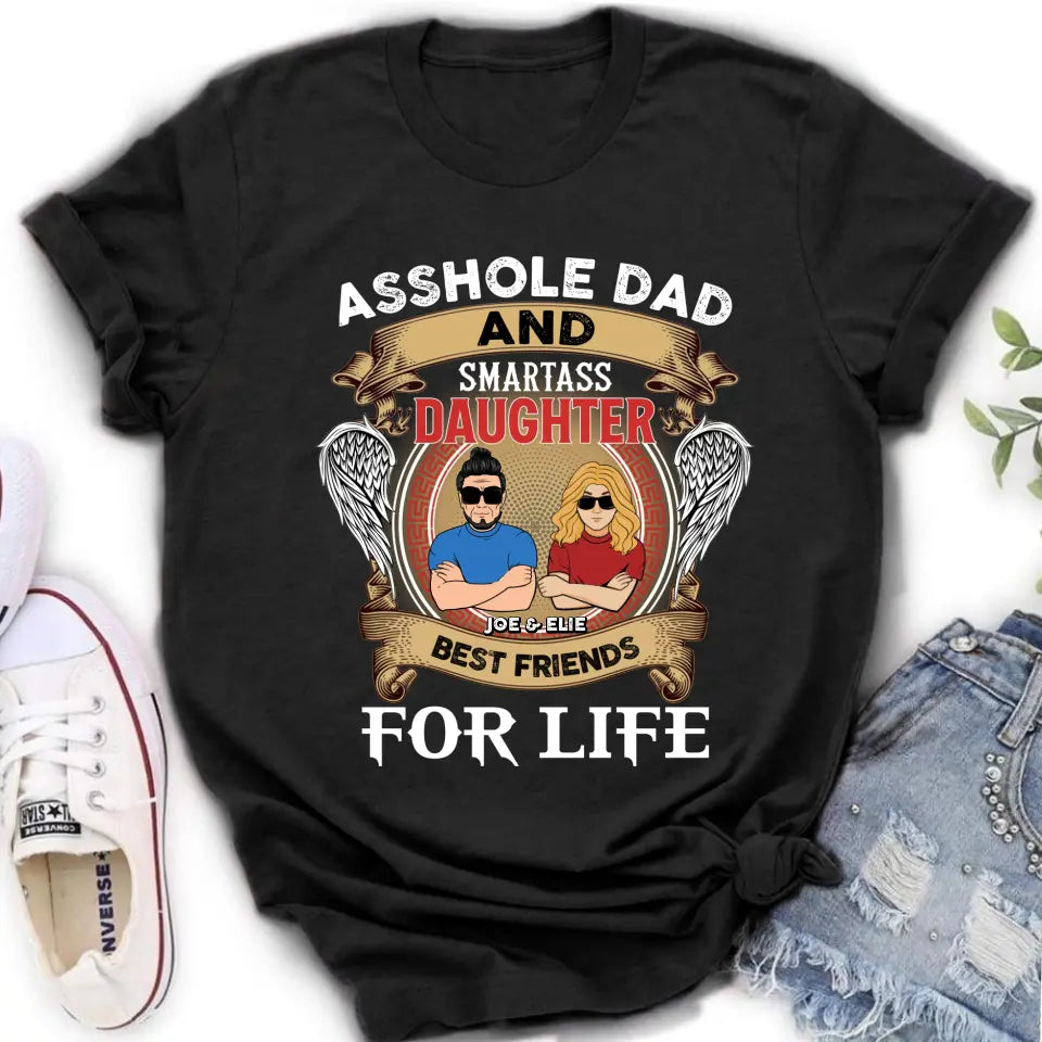 Personalized Father And Daughter/Son T-shirt/Long Sleeve/Sweatshirt/Hoodie - Gift Idea For Father's Day