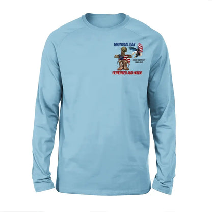 Personalized Memorial Day Shirt/Hoodie - Gift Idea for Memorial Day - Memorial Day Remember And Honor