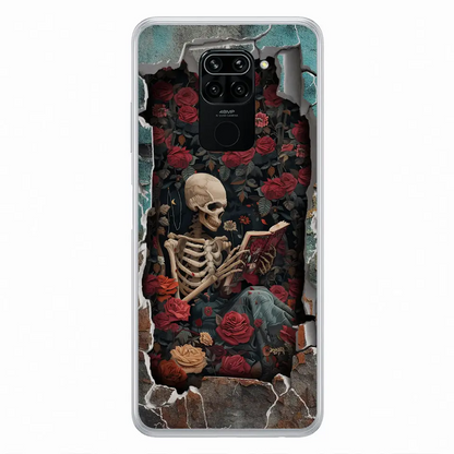 Custom Personalized Bookish Skeleton Phone Case - Reading Book Lover Gift Idea - Case For Xiaomi/ Oppo/ Huawei