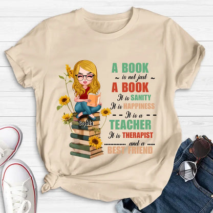 Personalized A Book Is Not Just A Book T-Shirt/Hoodie - Gift Idea For Reading Lover