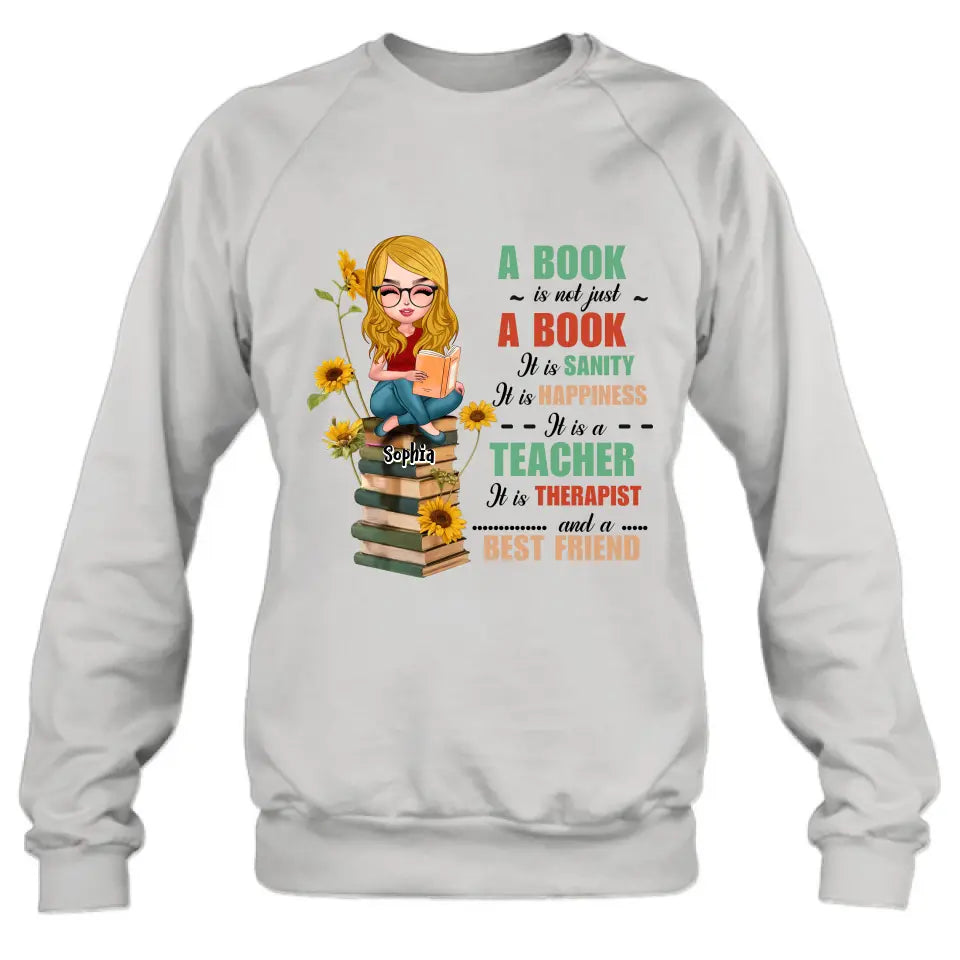 Personalized A Book Is Not Just A Book T-Shirt/Hoodie - Gift Idea For Reading Lover