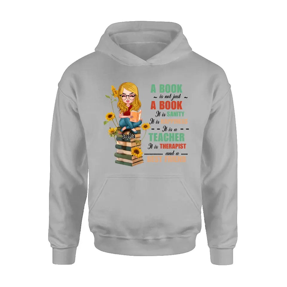 Personalized A Book Is Not Just A Book T-Shirt/Hoodie - Gift Idea For Reading Lover