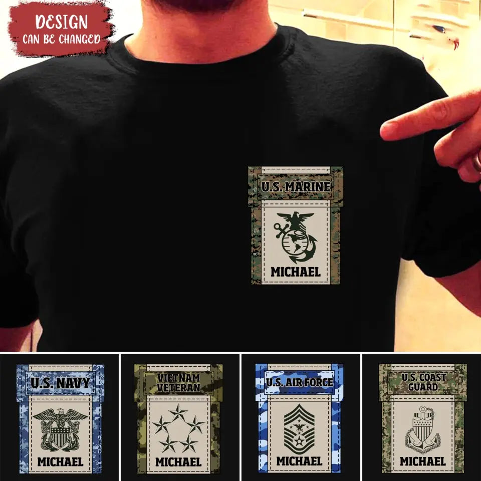 Personalized Veteran Shirt/Hoodie - Gift Idea For Veteran
