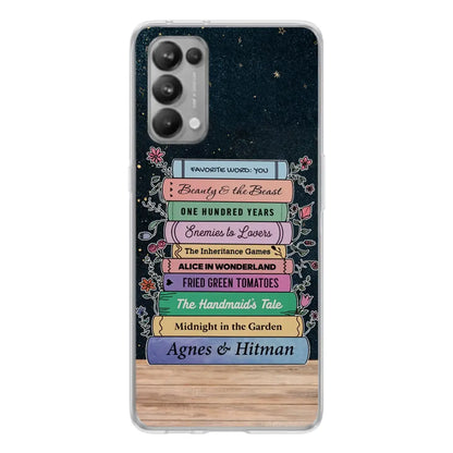 Custom Personalized Reading Book Xiaomi/ Huawei/ Oppo Cases - Gift Idea For Reading Lover/ Birthday