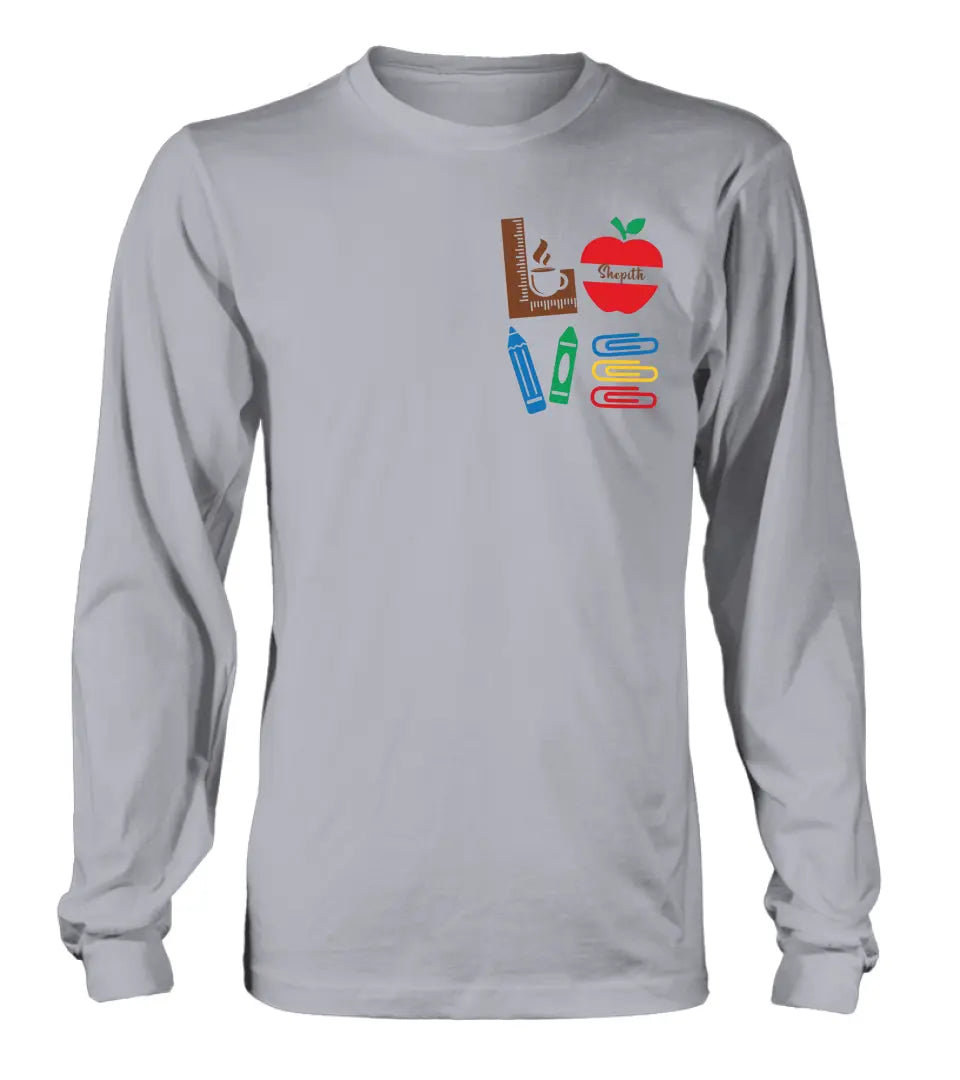 Custom Personalized Teacher Shirt/ Hoodie - Gift Idea For Teacher/ Back To School