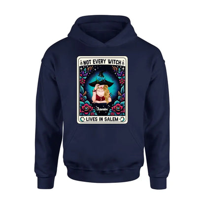 Personalized Witch T-shirt/Long Sleeve/Sweatshirt/Hoodie - Gift Idea For Halloween/Witch - Not Every Witch Lives In Salem