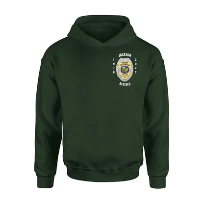 Personalized Retired Police Shirt/Hoodie - Gift Idea For Father/Husband/Police