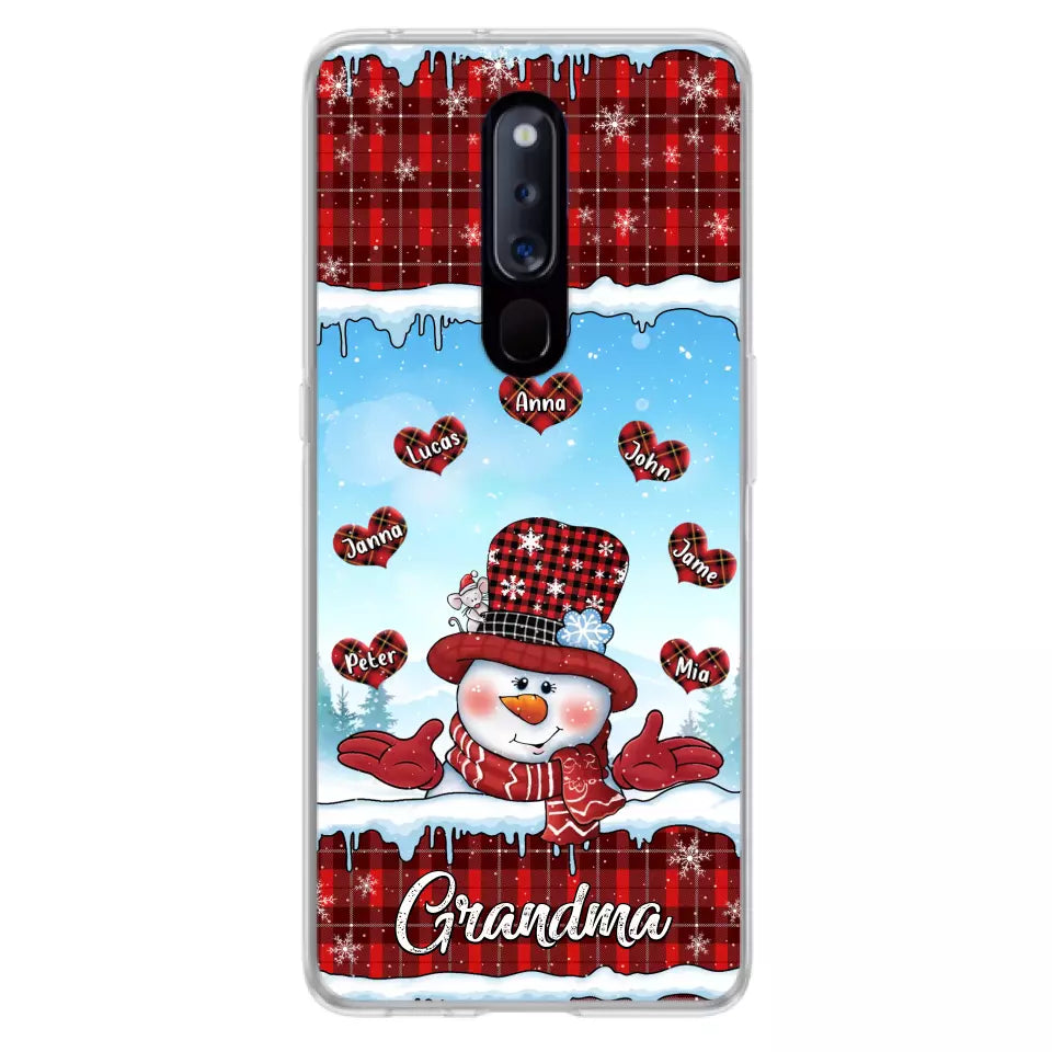 Personalized Grandma Children Phone Case - Christmas Gift For Grandma/Mom - Up to 7 Kids - Case For Xiaomi/Oppo/Huawei
