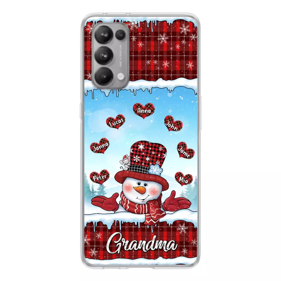 Personalized Grandma Children Phone Case - Christmas Gift For Grandma/Mom - Up to 7 Kids - Case For Xiaomi/Oppo/Huawei