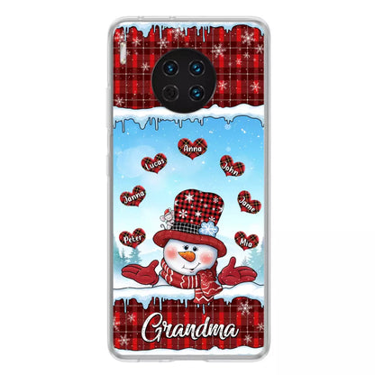 Personalized Grandma Children Phone Case - Christmas Gift For Grandma/Mom - Up to 7 Kids - Case For Xiaomi/Oppo/Huawei