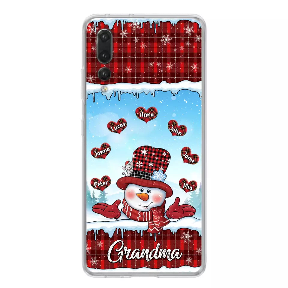 Personalized Grandma Children Phone Case - Christmas Gift For Grandma/Mom - Up to 7 Kids - Case For Xiaomi/Oppo/Huawei